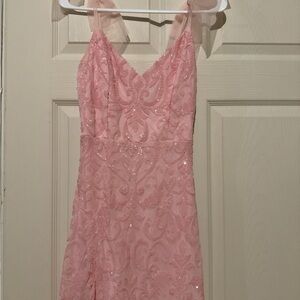 Windsor Blush Pink Satin Fabric